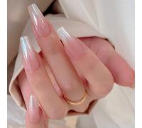 WDZDS 24pcs Multiple Styles False Nails Press-On Nails Full Cover False Nails Suitable For Women And Girls Daily Decoration