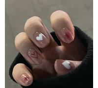 WDZDS 24pcs Multiple Styles False Nails Press-On Nails Full Cover False Nails Suitable For Women And Girls Daily Decoration