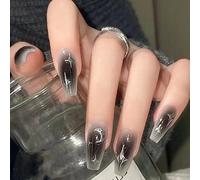 WDZDS 24pcs Multiple Styles False Nails Press-On Nails Full Cover False Nails Suitable For Women And Girls Daily Decoration