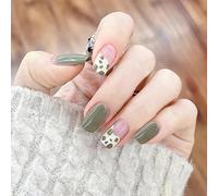 WDZDS 24pcs Multiple Styles False Nails Press-On Nails Full Cover False Nails Suitable For Women And Girls Daily Decoration