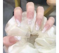 WDZDS 24pcs Multiple Styles False Nails Press-On Nails Full Cover False Nails Suitable For Women And Girls Daily Decoration