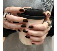 WDZDS 24pcs Multiple Styles False Nails Press-On Nails Full Cover False Nails Suitable For Women And Girls Daily Decoration