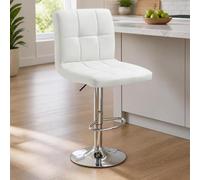 WDZDS Modern Minimalist Height Adjustable Bar Stool with Backrest, Swivel Kitchen Counter Chair, Ergonomic Design for Home, Dining Room, and Bar Use