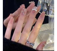 WDZDS One Size 24pcs Removable Nail Tips False Nails Press On Nails Full Cover False Nails For Women And Girls Daily Decoration