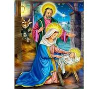 WDZFF 1000 Pieces ，Colorful Puzzles ，Pictures ，Gifts ，Jesus Art Oil Painting ，Elderly Memory Cognition Games ，Adult Decompression Toy - Kx188Zs