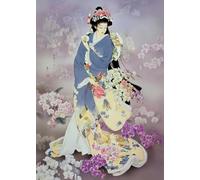 WDZFF Colourful,Japanese Geishas Jigsaw Puzzle,1000 Pieces,Irregular Jigsaw Puzzle,Puzzles For Older Memory Cognition Games,Wall Art,Adult Stress Relief Game Zq423Zp