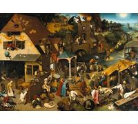 WDZFF Jigsaw 1000 Pieces - Lrregular Art Picture - Bruegels Classic Art Oil Painting Poster - Family Fun Challenge Toys - Wall Art Decoration - Adult Stress Relief Game Art Picture Gifts - Jx126Zp