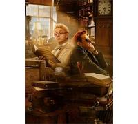 WDZFF Jigsaw 1000 Pieces - Lrregular Art Picture - Classic Movies Omens Posters - Family Stress Reduction Toys - Adults Challenge Games - Wall Art Decoration - Jx220Zp