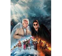WDZFF Jigsaw 1000 Pieces - Lrregular Art Picture - Classic Movies Omens Posters - Family Stress Reduction Toys - Adults Challenge Games - Wall Art Decoration - Jx227Zp