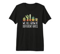 We All Grow At Different Rates Growth Positivity Teacher Premium T-Shirt