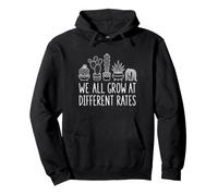 We All Grow At Different Rates Growth Positivity Teacher Pullover Hoodie