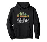 We All Grow At Different Rates Growth Positivity Teacher Pullover Hoodie