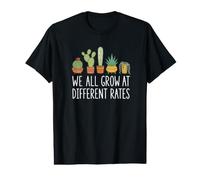 We All Grow At Different Rates Growth Positivity Teacher Value Graphic T-Shirt