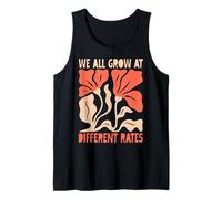 We All Grow at Different Rates Teacher Growth Mindset Tank Top