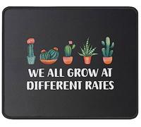 We All Grow At Different Rates Teacher Mouse Mat Comfortable Mouse Pad Small Mousepad For Computer Laptop Travel 25X30Cm