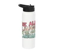 We All Laugh in the Same Language Tolerance & Mindset Bright Stainless Steel Insulated Water Bottle