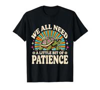 We All Need A Little Bit of Patience Calm Mindset - Value Graphic T-Shirt, Men, Black, L