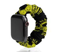 We All Need Respect Soccer Scrunchie Watch Band Strap Wristbands Compatible with IWatch 42mm/44mm