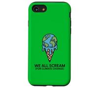 We All Scream For Climate Change Hot Ice Melting Cream Globe Case for iPhone SE (2020) / 7 / 8