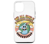 We All Smile In The Same Language Multilingual Teacher Case for iPhone 12/12 Pro