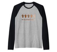 We All Stand Together Anti-Racism Raglan Baseball Tee