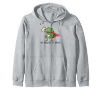 We Analyze at Dawn Frog Funny RBT Autism SPED Teacher Zip Hoodie