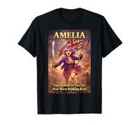 We are All Amelia Vintage UK Union Jack British England T-Shirt