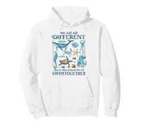 We Are All Different But In This School We All Swim Together Pullover Hoodie