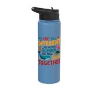 We are All Different Swim Together Back to School Stainless Steel Insulated Water Bottle