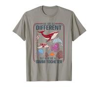We are All Different Swim Together Ocean Animals T-Shirt