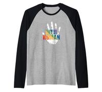 We are All Human LGBT Raglan Baseball Tee