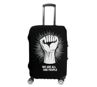 We are All One People Printed Suitcase Covers Cute Luggage Cover Protector Fit 19 to 32 Inch M