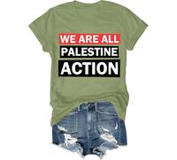 We are All Palestine Action Shirt Men Women We are All Palestine Action T-Shirt Green