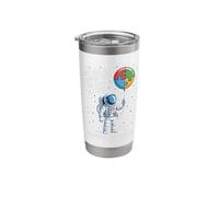 We are All Under The Same Stars Autism Awareness Astronaut Stainless Steel Insulated Tumbler