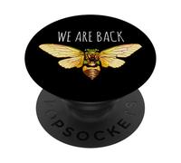 We Are Back Cicada Watercolor Summer 2025 Swarm Cicadas Art PopSockets Adhesive PopGrip