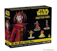 Atomic Mass Games | Star Wars Shatterpoint We Are Brave Squad Pack | Miniatures Expansion Game Featuring Queen Padmé Amidala And Naboo Royal Handmaidens | 2 Players | 90 Minute