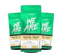 We Are Coffee Co Blazing Trails Dark Roast Whole Bean Coffee, 3 x 227g Multipack, Bold and Strong Crafted Blend, Small Batch Roasted in Glasgow