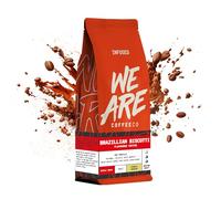We Are Coffee Co - Brazilian Biscotti Flavour Infused Coffee Beans | Single Origin Arabica | Whole Bean 1kg | Medium Roast | Flavoured | Freshly Roasted in the UK