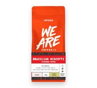 We Are Coffee Co Brazilian Biscotti Flavoured Ground Coffee, Omni Grind 1kg, Medium Roast, Natural Flavour Infusion, Roasted in Glasgow