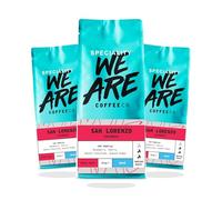 We Are Coffee Co Colombia San Lorenzo Decaf Coffee Beans, Speciality Single Origin Whole Bean, 3 x 227g Pack (681g Total)