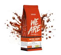 We Are Coffee Co - Colombian Salted Caramel Flavour Infused Coffee Beans | Single Origin Arabica | Whole Bean 227g | Medium Roast | Flavoured | Freshly Roasted in the UK