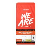 We Are Coffee Co Colombian Salted Caramel Flavoured Coffee Beans, Whole Bean 227g, Medium Roast, Natural Flavour Infusion, Roasted in Glasgow