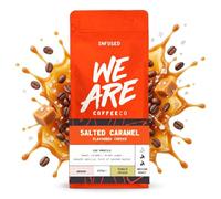 We Are Coffee Co Colombian Salted Caramel Flavoured Ground Coffee, Omni Grind 227g, Medium Roast, Natural Flavour Infusion, Roasted in Glasgow