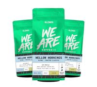 We Are Coffee Co Mellow Mornings Medium Roast Whole Bean Coffee, 3 x 227g Multipack, Smooth and Balanced Crafted Blend, Small Batch Roasted in Glasgow
