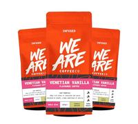 We Are Coffee Co Venetian Vanilla Flavoured Coffee Beans, Dark Roast Whole Bean, 3 x 227g Pack (681g Total)