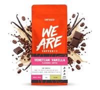 We Are Coffee Co Venetian Vanilla Flavoured Coffee Beans, Whole Bean 1kg, Dark Roast, Natural Flavour Infusion, Roasted in Glasgow