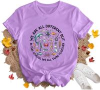 We are Different But in This School We All Swim Together T-Shirt Ocean Shirt