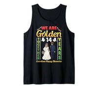 We are Golden 14 Years Together 14th Wedding Anniversary Tank Top