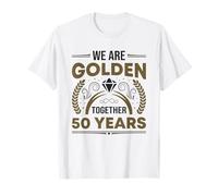 We Are Golden Together 50 Years Wedding Anniversary T-Shirt
