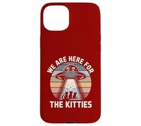 We Are Here For The Kitties UFO Cat Case for iPhone 15 Plus